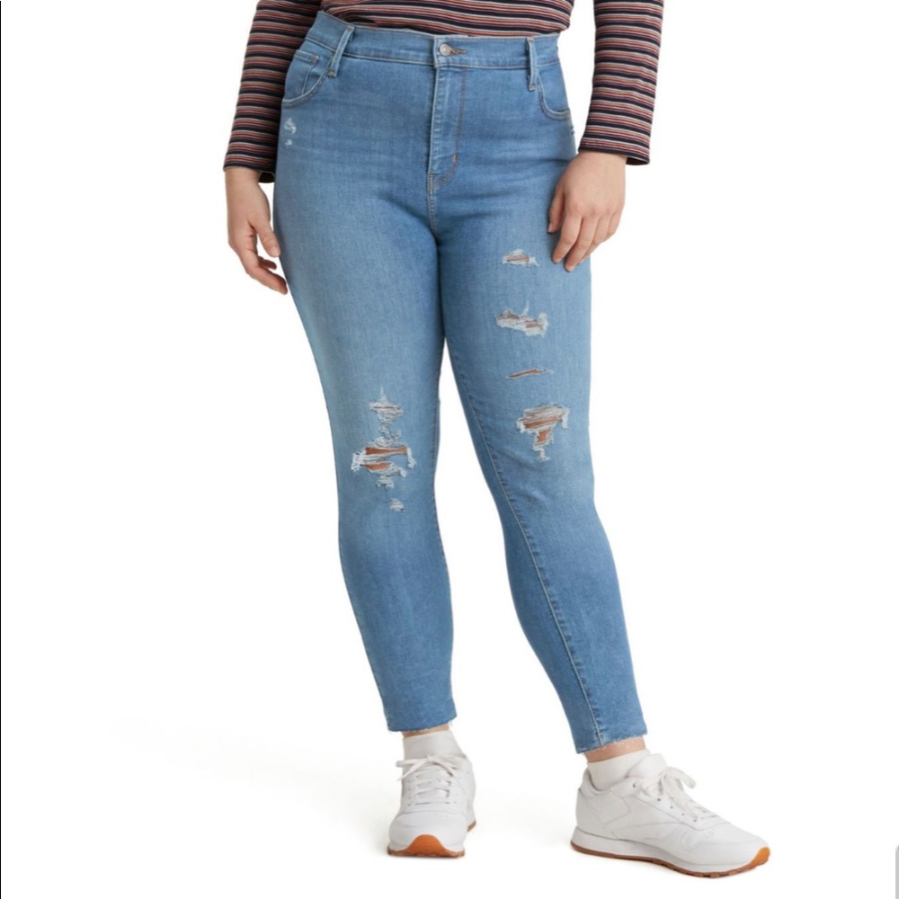Levi’s super skinny 720 high rise plus size jeans